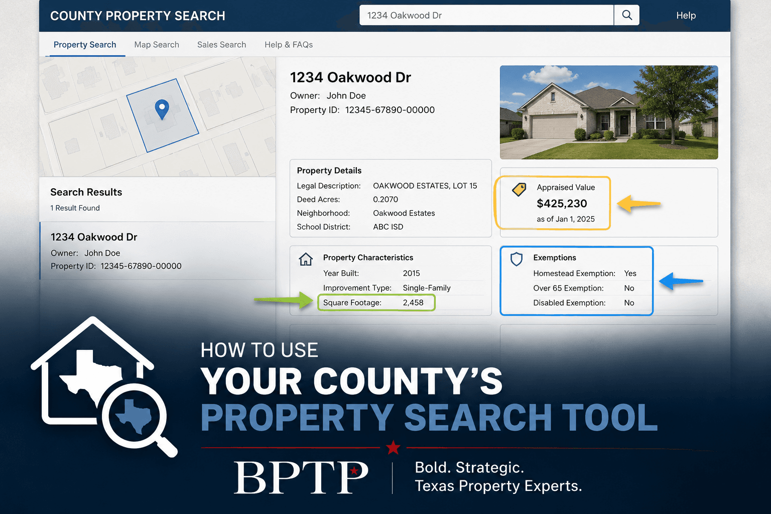 How to Use Your County's Property Search Tool to Check Your Appraisal