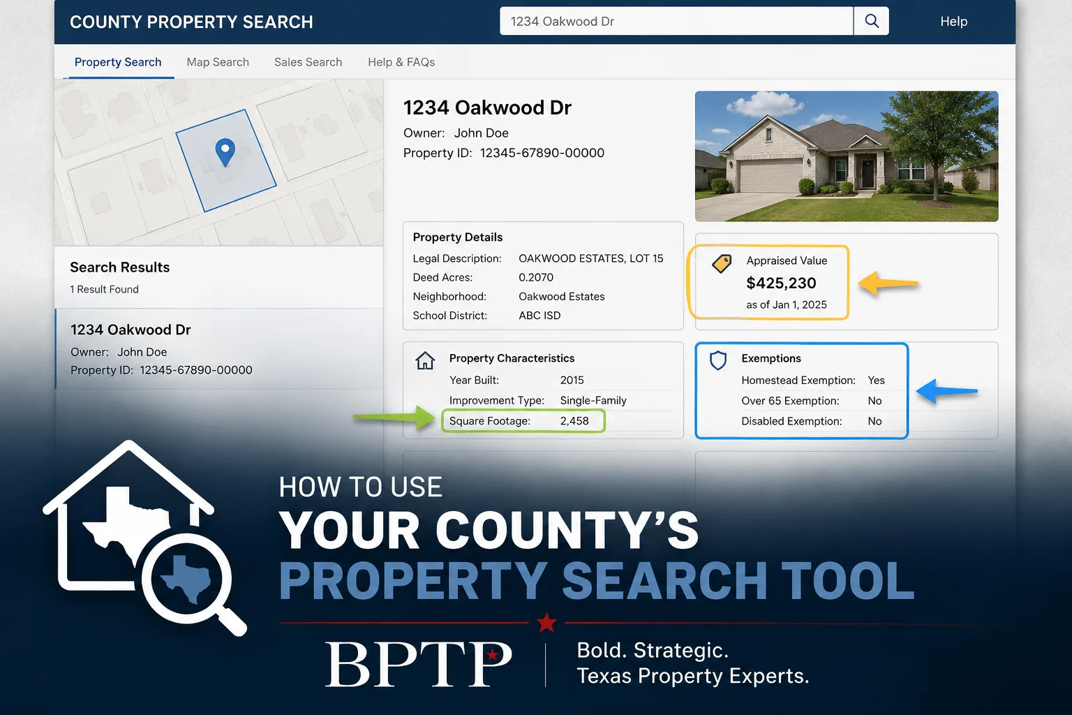 How to Use Your County's Property Search Tool to Check Your Appraisal