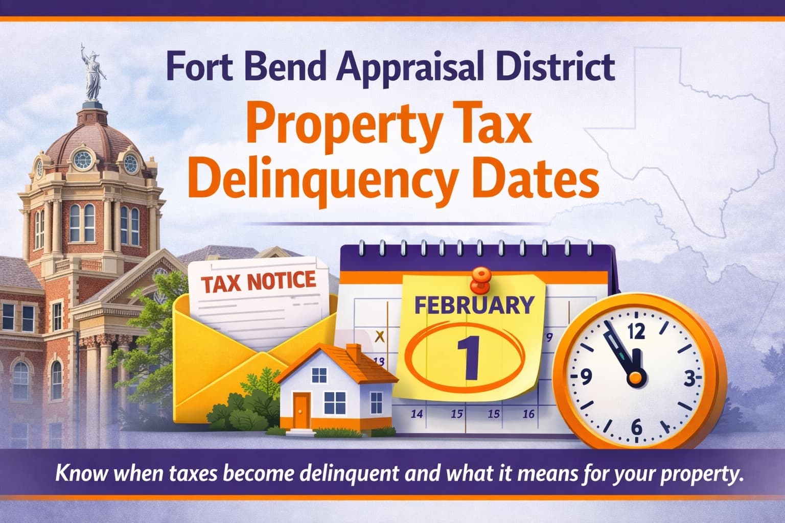 Fort Bend Appraisal District Property Tax Delinquency Dates