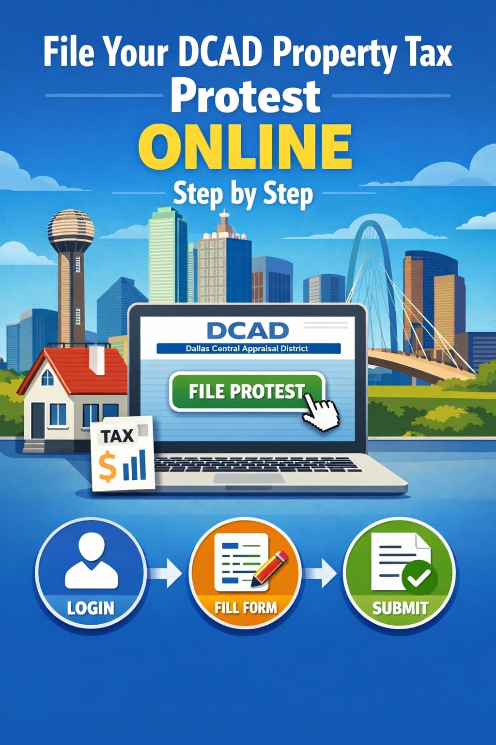 How to File a DCAD Property Tax Protest Online