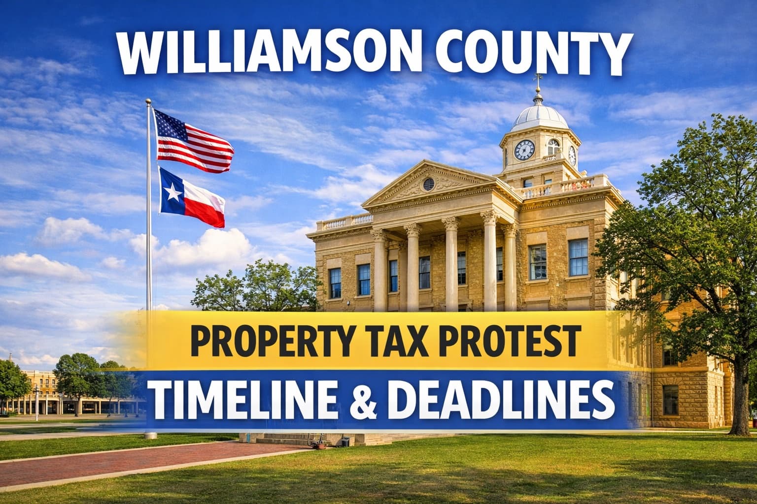 Williamson County Property Tax Protest Timeline
